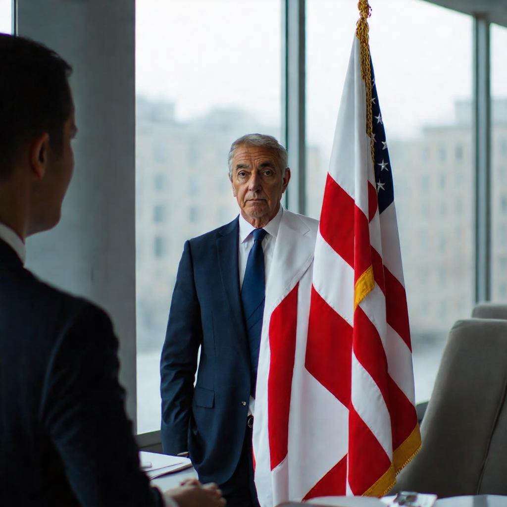 Did abc ban flag lapel pins?