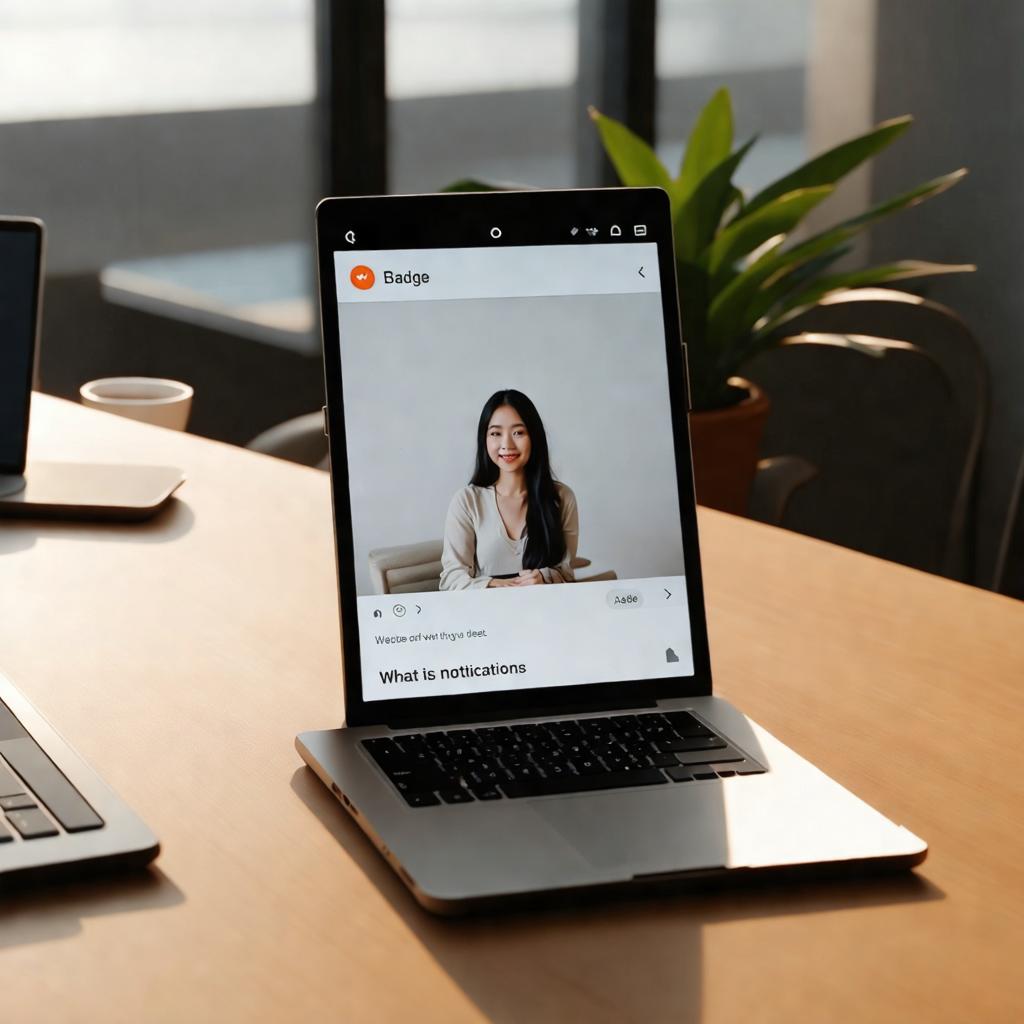 What is badges in notifications?