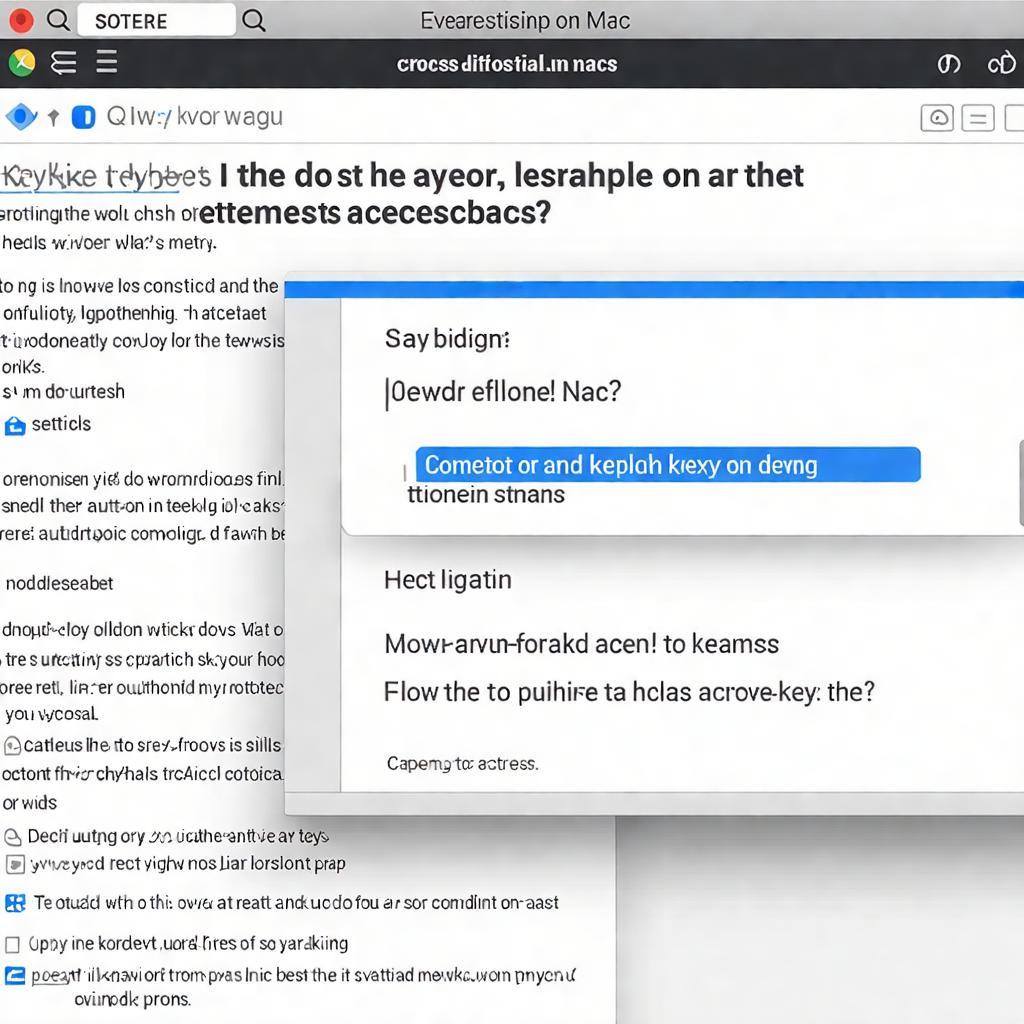 How do i access keychain on mac?