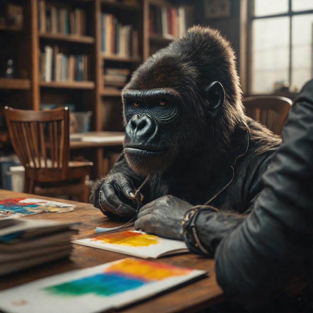 How to get the finger painter badge in gorilla tag?