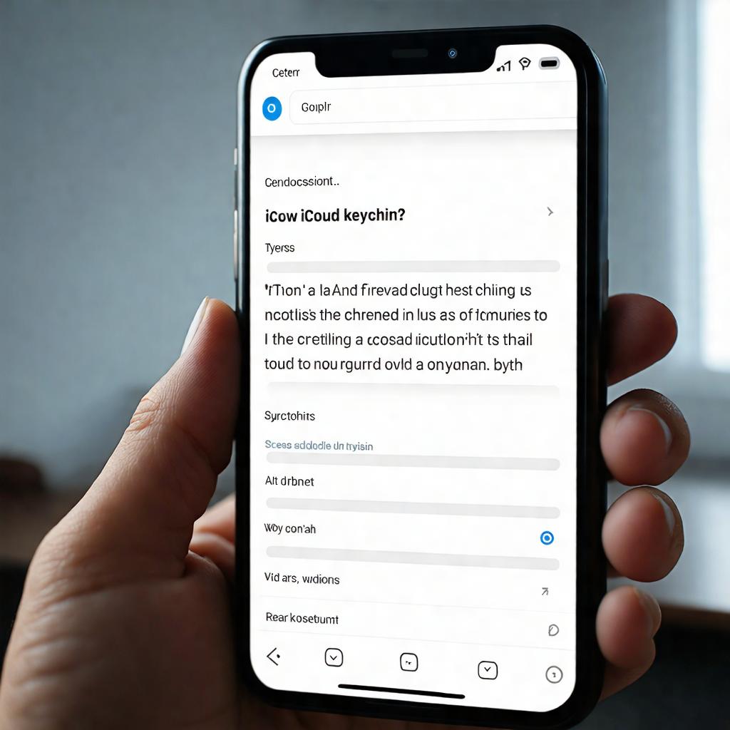 How to access icloud keychain?