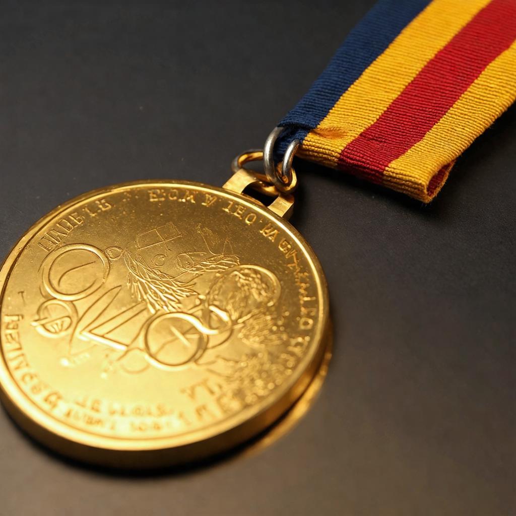 How much gold is in olympic medal?