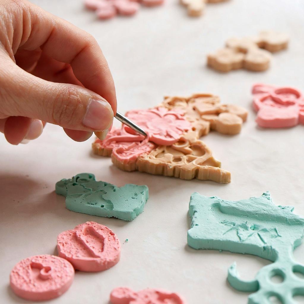 How to make fridge magnets with clay?