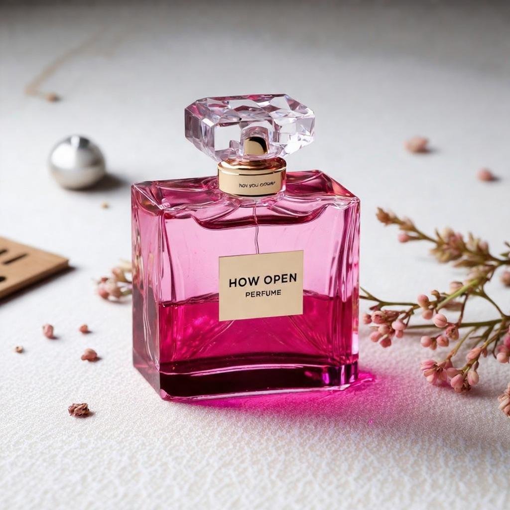 How do you open a perfume bottle?