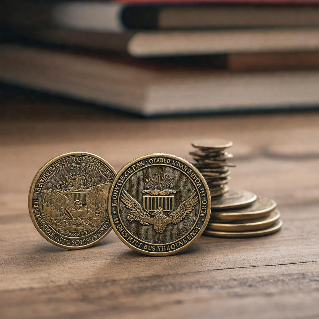 How did the military challenge coin originate?