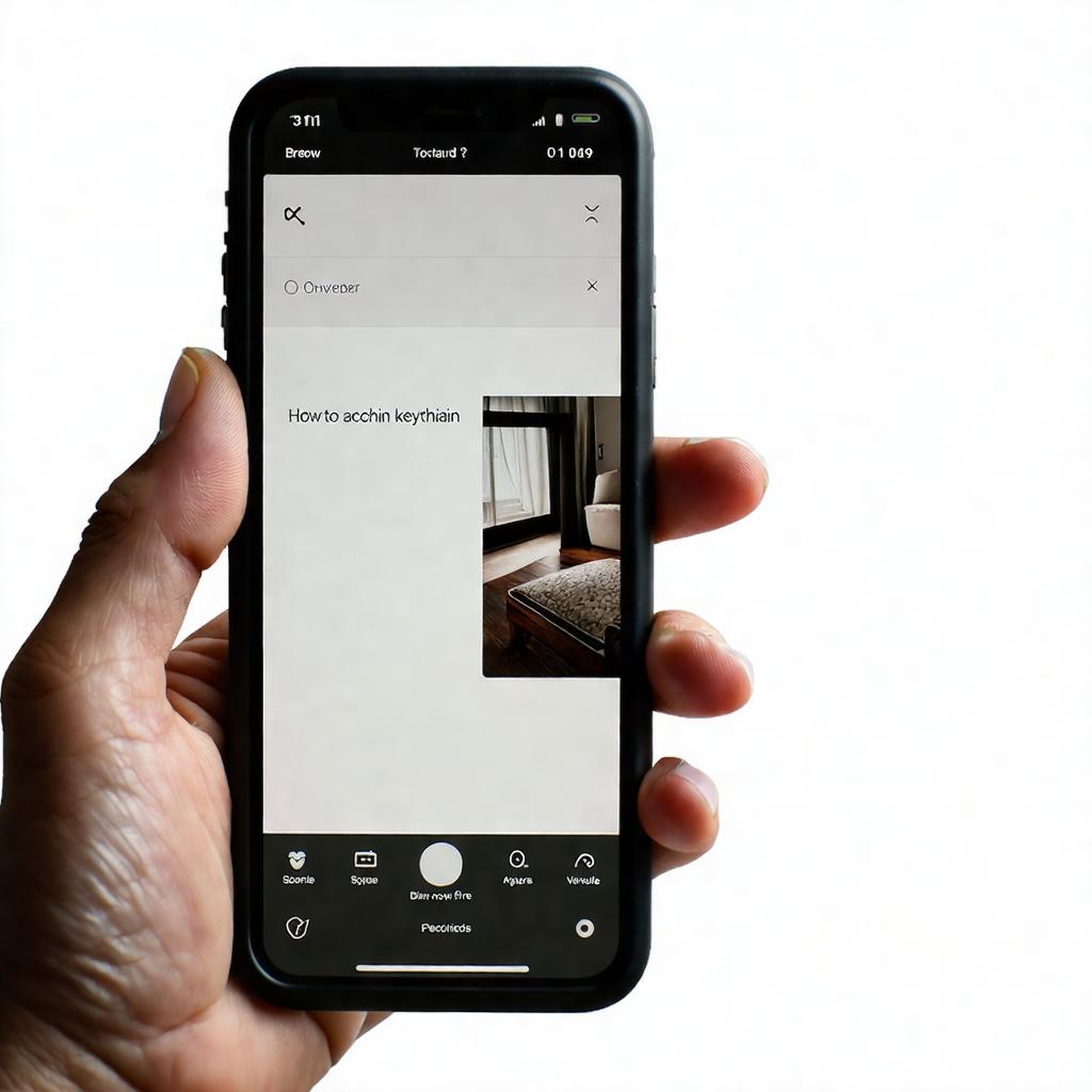 How to access keychain from iphone?