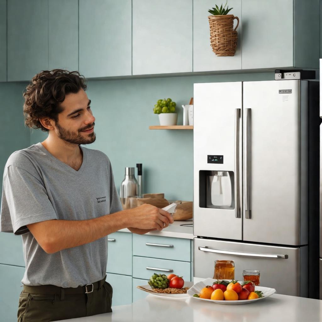 How does a magnet stick to a fridge?