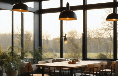 What are pendant lights?