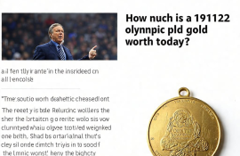 How much is a 1912 olympic gold medal worth today?
