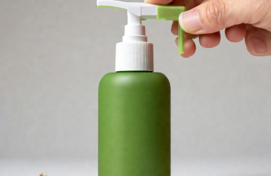 How do you open a pump bottle?